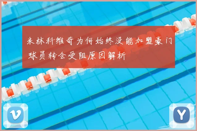 米林科维奇为何始终没能加盟豪门 球员转会受阻原因解析